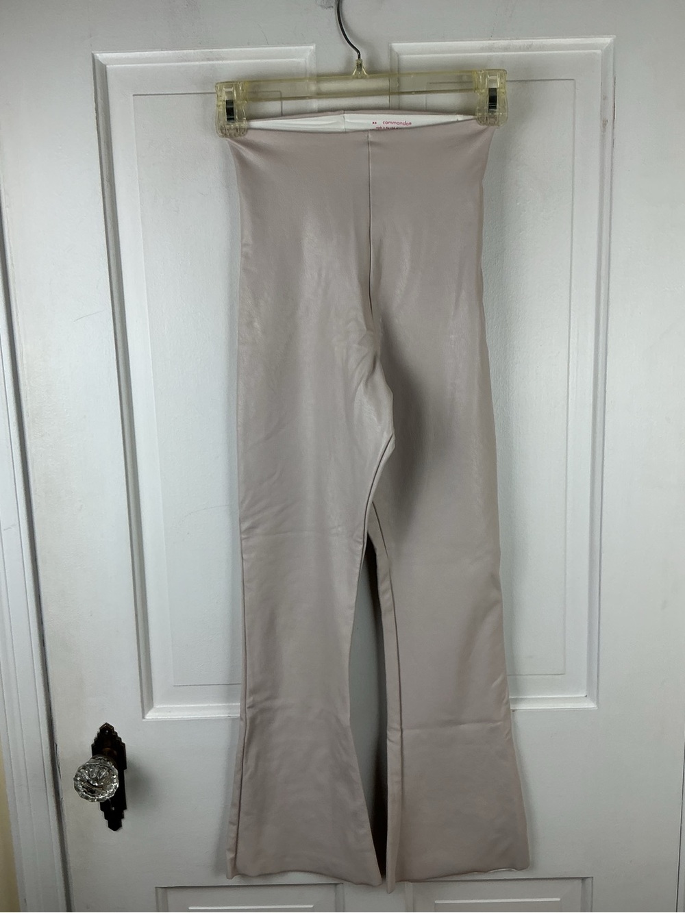 Commando Faux Leather Flare Crop Pants Size XS